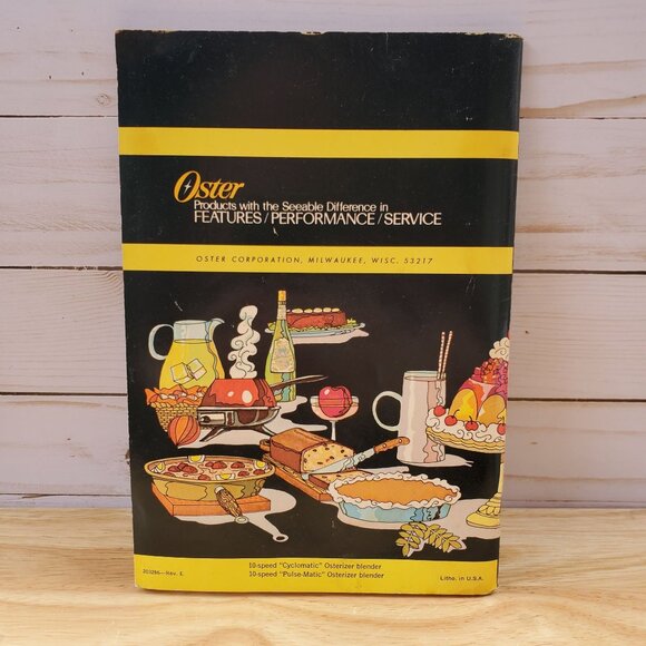 Osterizer Blender Spin Cookery Cookbook 1972 For Mixing Retro Kitchen Recipes - Picture 2 of 8